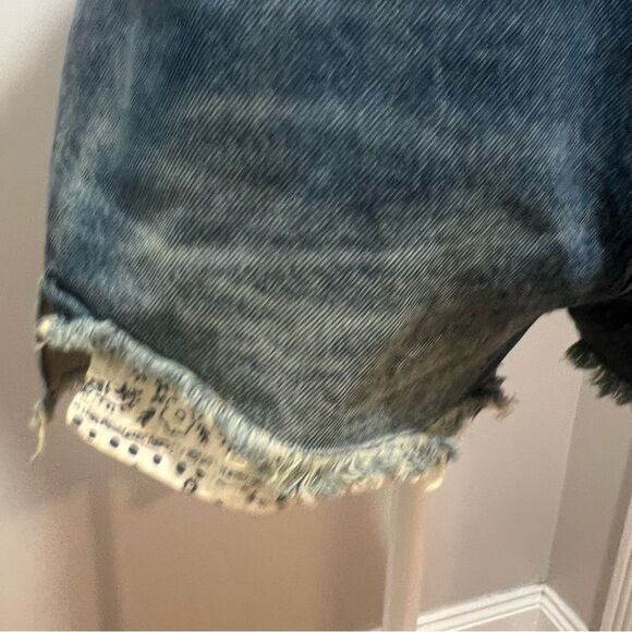 NWOT Free People Sunkissed Short Overalls size 27 adjustable straps with zipper - Picture 7 of 13